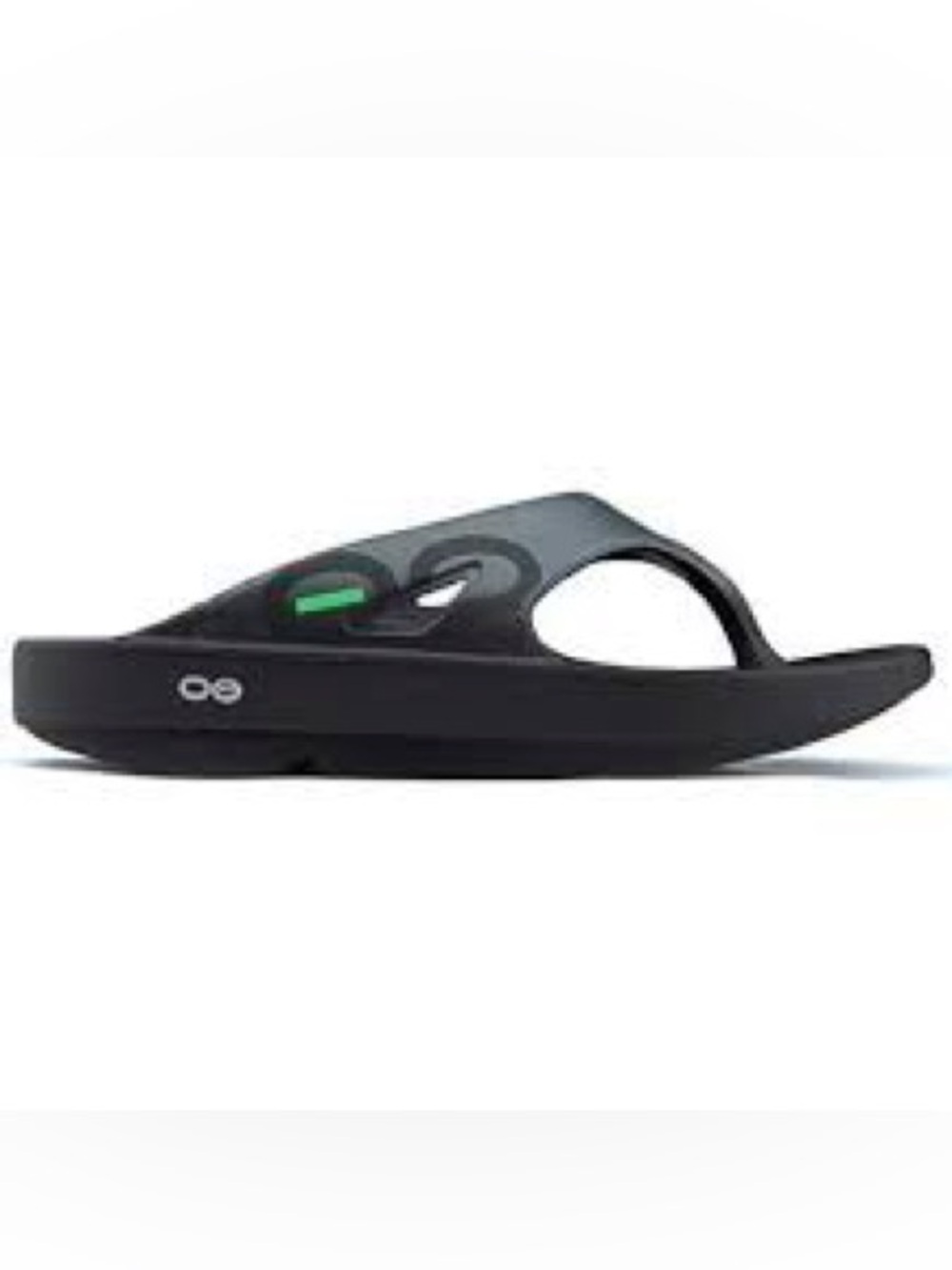 OOFOS OOriginal Sport Recovery Sandals Men 7 Women 9 Graphite Grey Green